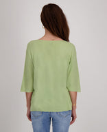 Je m'appelle Tops Pull Summer | Light Green