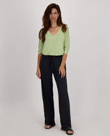 Je m'appelle Tops Pull Summer | Light Green