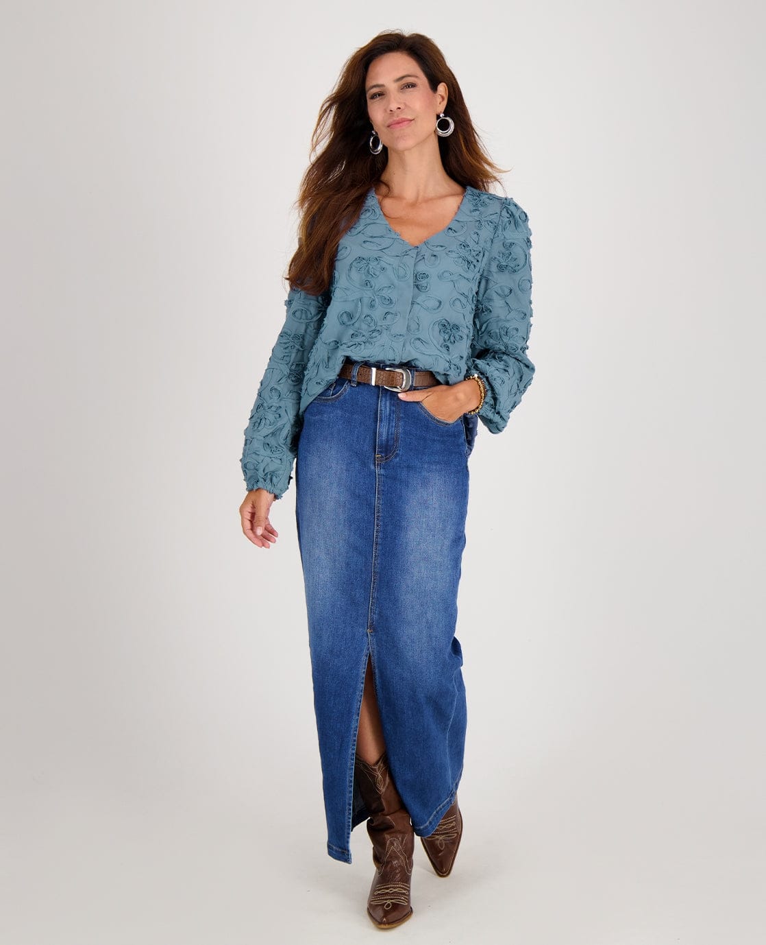 Je m'appelle Tops Blouse Hannah | Jeans Blue