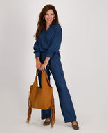 Je m'appelle Broeken Midnight Denim / XS / Short Pant Straight Olivia | Midnight Denim