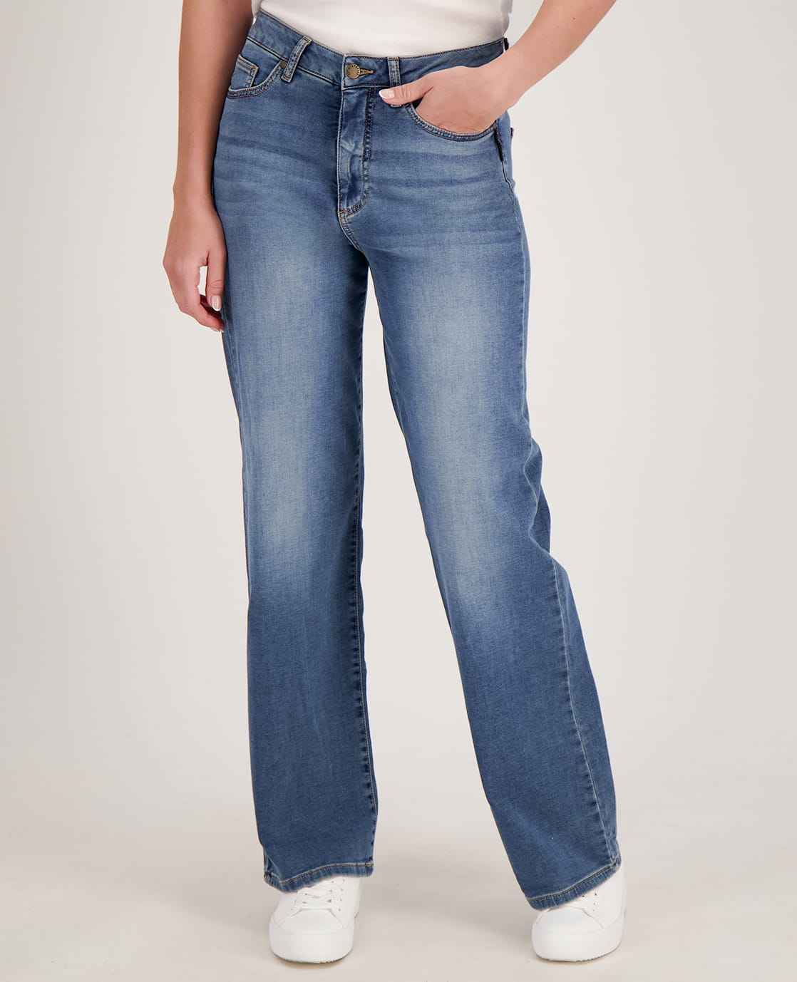 Je m'appelle Broeken Medium Denim / XS / (30'') Pant Romee Jogg Denim | Medium Denim