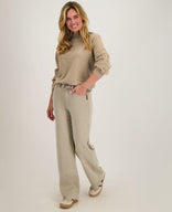 Je m'appelle Tops Pull Flowers | Camel