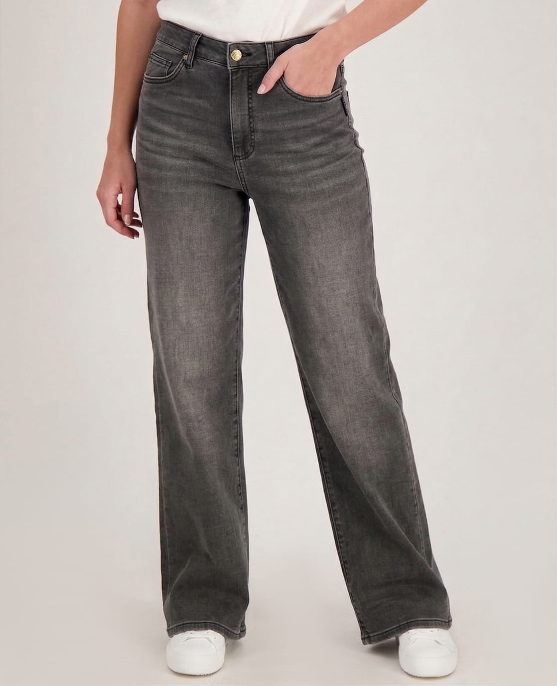 Je m'appelle Broeken Medium Grey Denim / XS / (30'') Pant Romee Jogg Denim | Medium Grey Denim