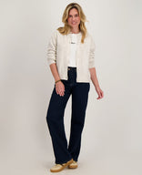 Je m'appelle Broeken Pant Romee Jogg Denim | Dark Denim Pinstripe