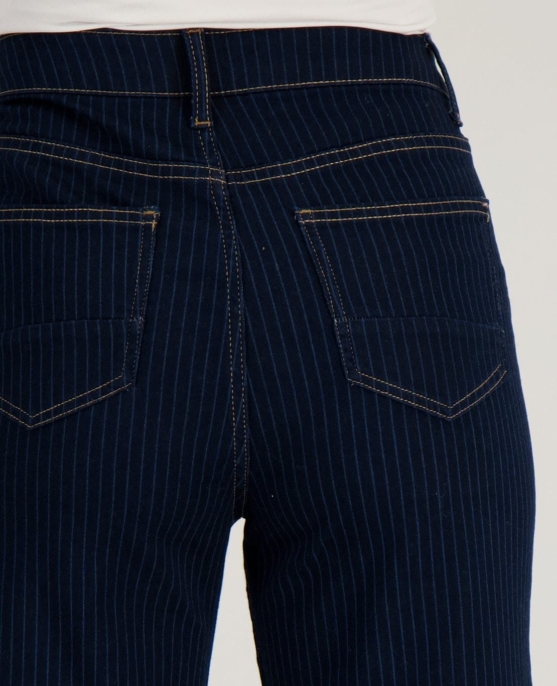 Je m'appelle Broeken Pant Romee Jogg Denim | Dark Denim Pinstripe