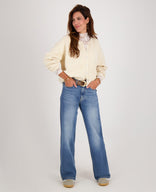 Je m'appelle Tops Top Lace | Porselein wit