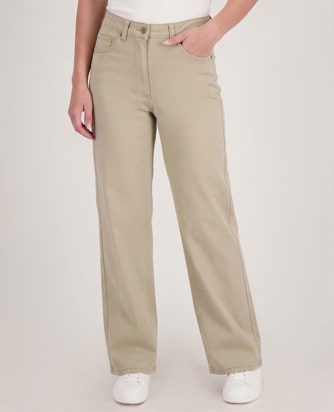 Je m'appelle Broeken Light Taupe / XS / (30'') Pant Romee Jogg Denim | Light Taupe