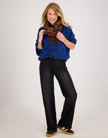 Je m'appelle Tops Pull Chunky | Kobaltblauw