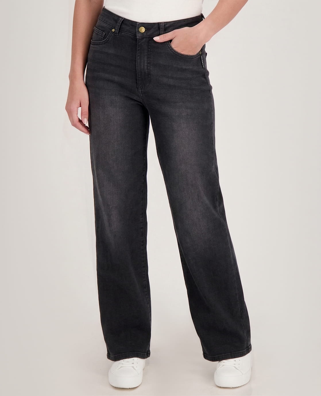 Je m'appelle Broeken Dark Grey Denim / XS / (30'') Pant Romee Jogg Denim | Dark Grey Denim