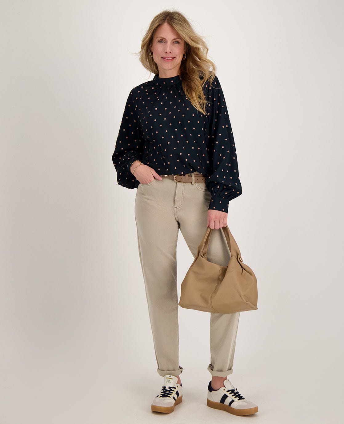 Je m'appelle Broeken Light Taupe / XS / (30'') Pant Lynn Jogg Denim | Light Taupe