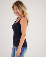 Je m'appelle Tops Tanktop | Donkerblauw