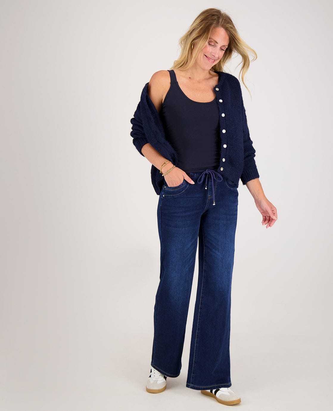 Je m'appelle Tops Tanktop | Donkerblauw