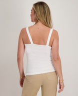 Je m'appelle Tops Tanktop | Wit