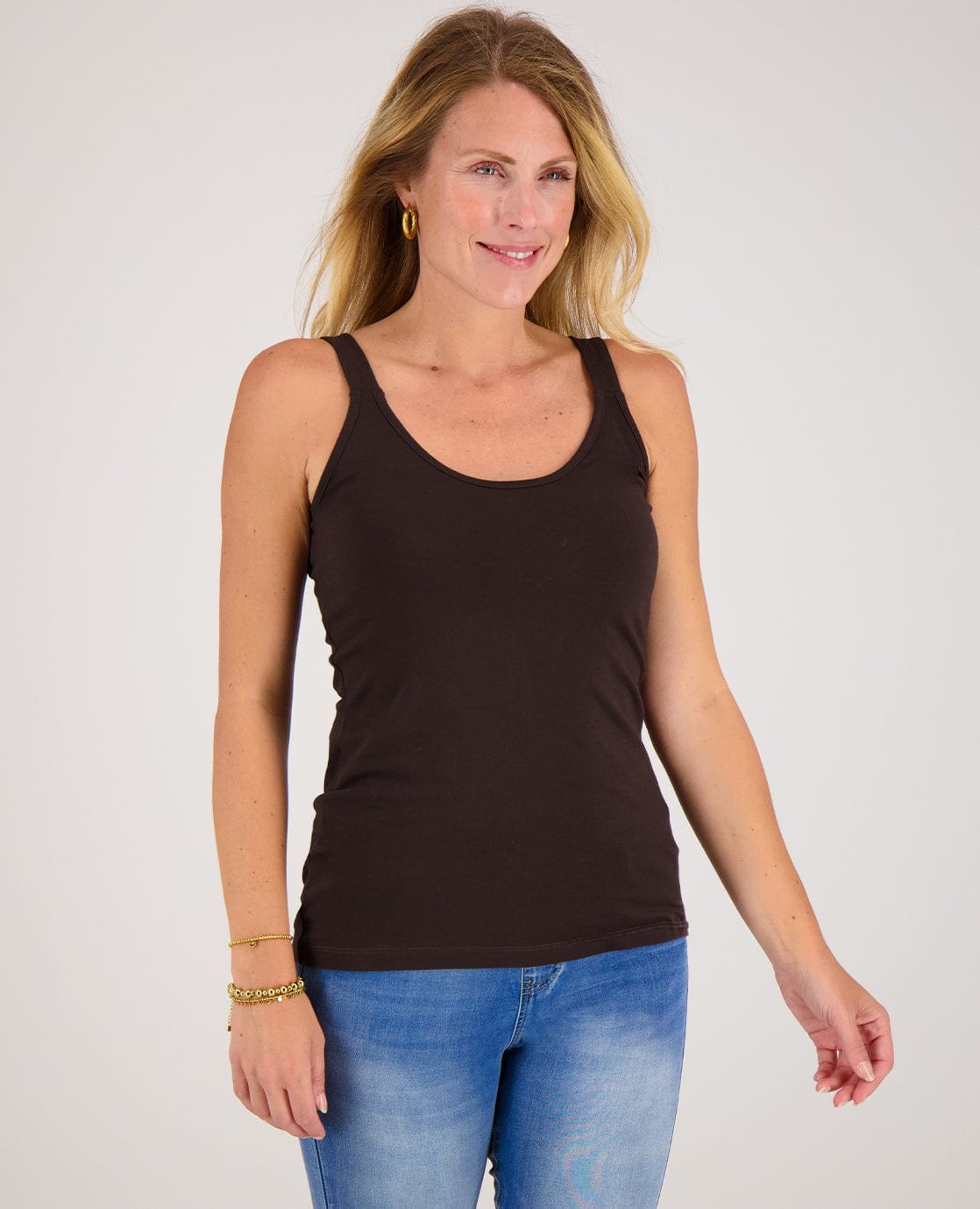 Je m'appelle Tops Coffee / XS Tanktop | Coffee
