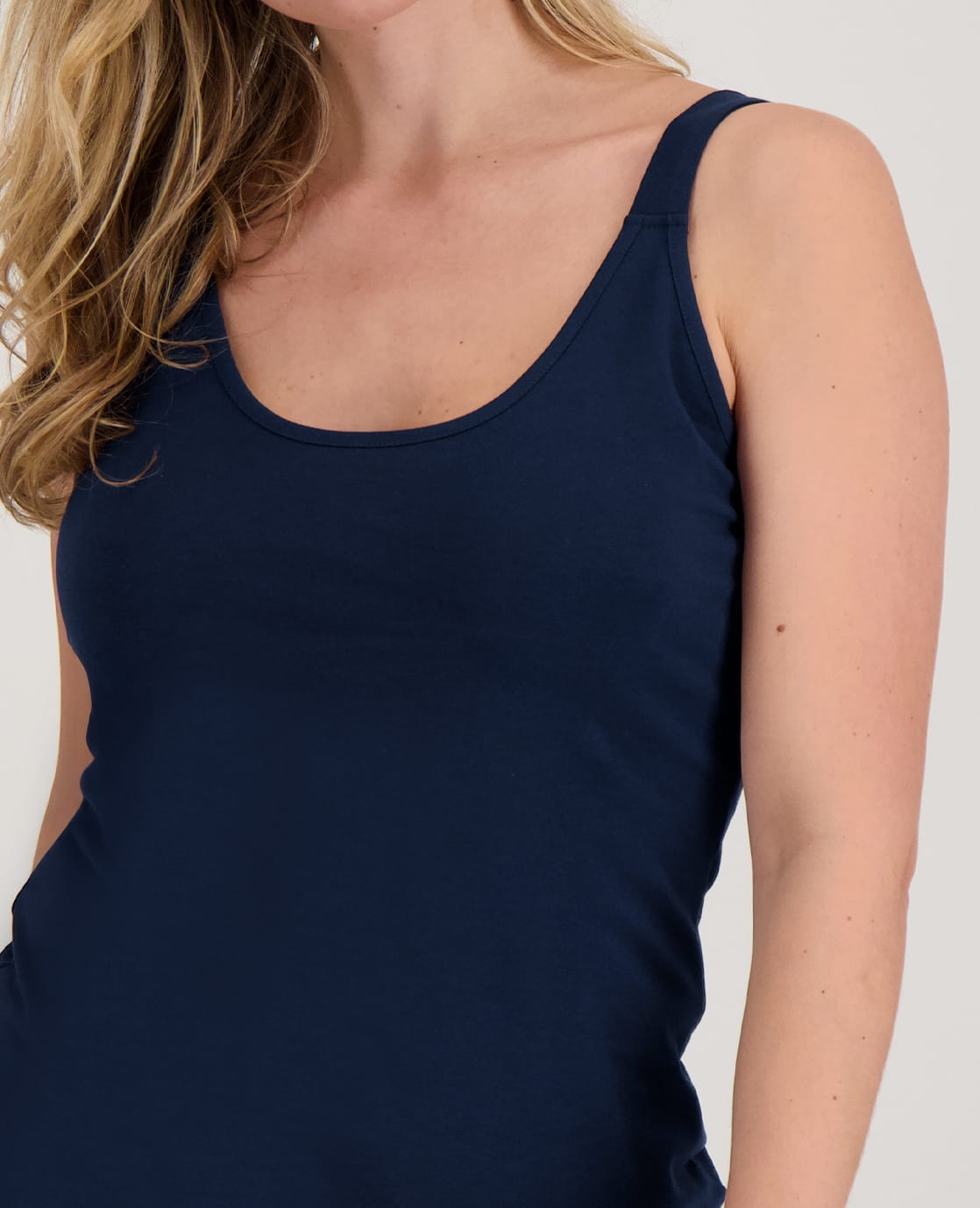 Je m'appelle Tops Tanktop | Indigo Blue