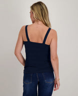 Je m'appelle Tops Tanktop | Indigo Blue