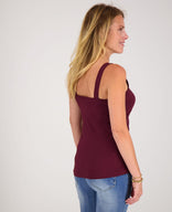 Je m'appelle Tops Tanktop | Burgundy