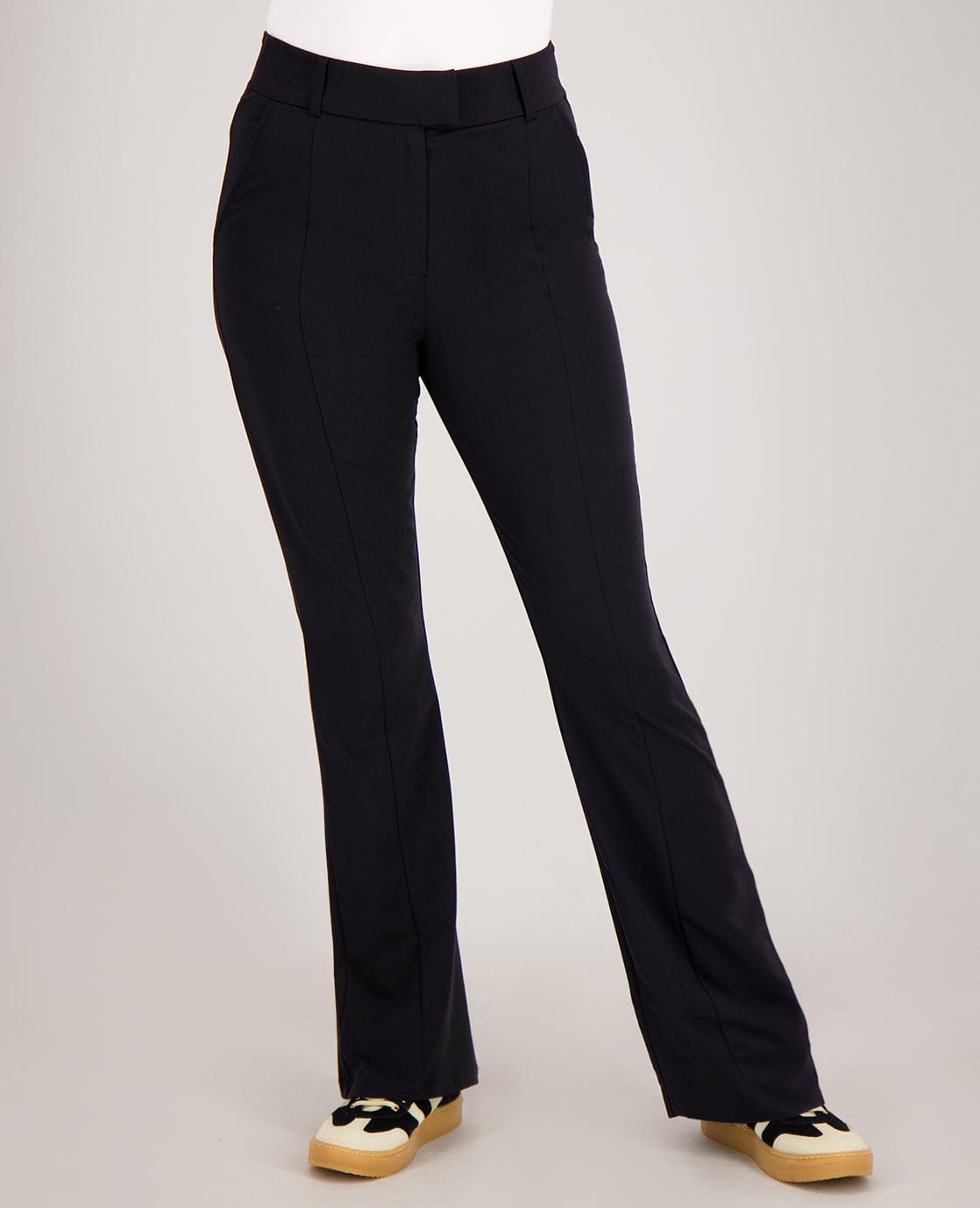 Je m'appelle Broeken Pant Lyon Flare Travel +++ | Zwart