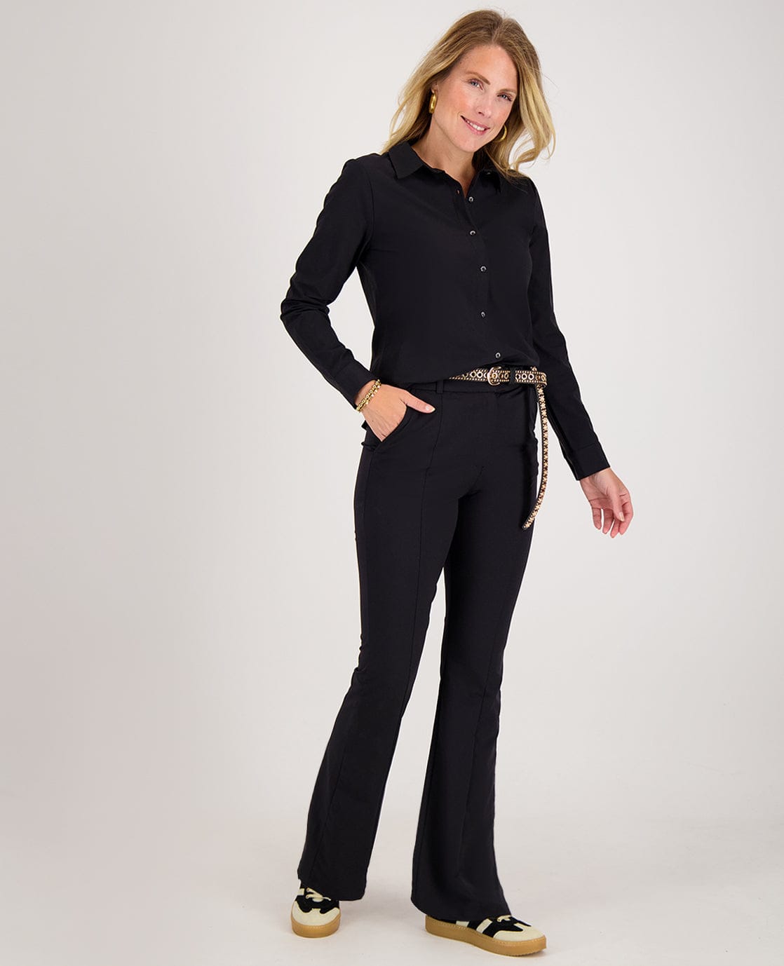 Je m'appelle Tops Blouse Perfecte Travel | Zwart