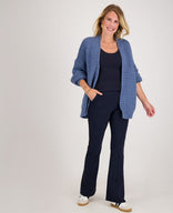 Je m'appelle Broeken Pant Lyon Flare Travel +++ | Donkerblauw