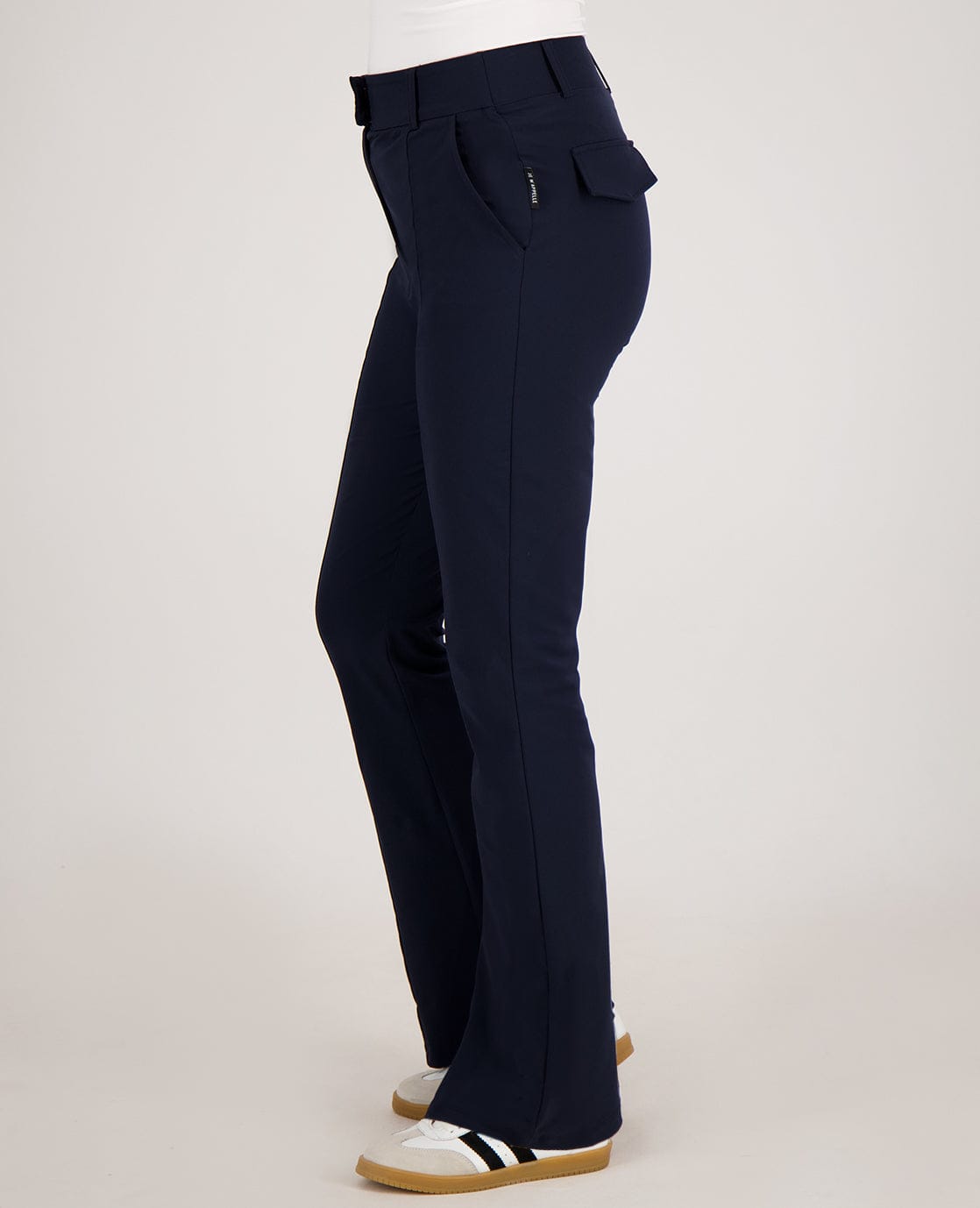 Je m'appelle Broeken Pant Lyon Flare Travel +++ | Donkerblauw