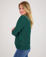 Je m'appelle Tops Sweater Ella | Bottle Green