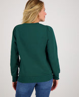 Je m'appelle Tops Sweater Ella | Bottle Green