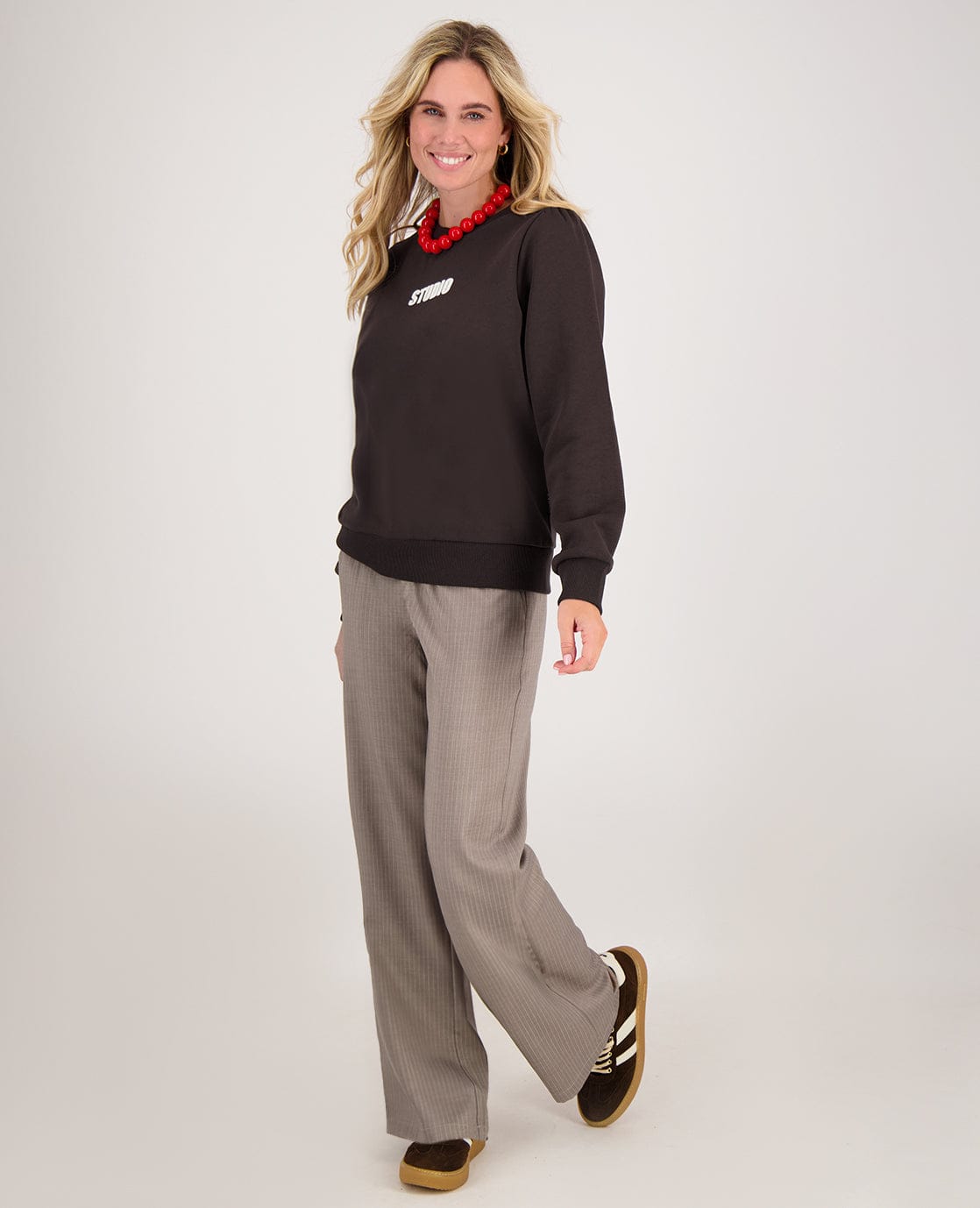 Je m'appelle Tops Sweater Ella | Coffee