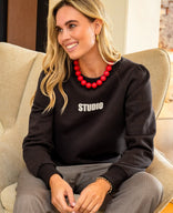 Je m'appelle Tops Coffee / XS Sweater Ella | Coffee