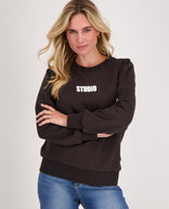 Je m'appelle Tops Sweater Ella | Coffee