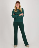 Je m'appelle Broeken Pant Flare | Bottle Green