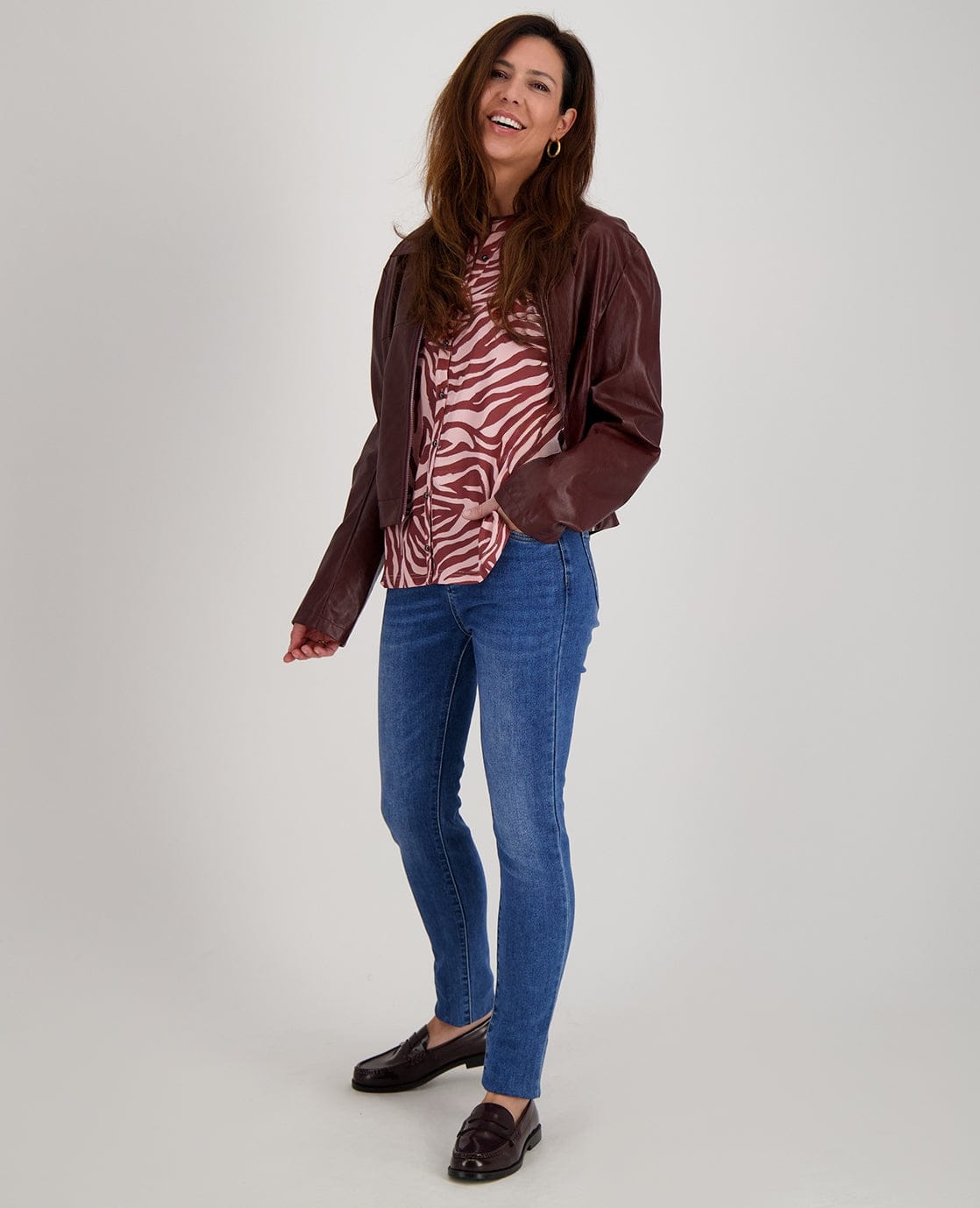 Je m'appelle Jassen Jacket Demi | Dark Burgundy