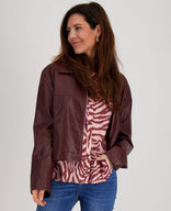 Je m'appelle Jassen Jacket Demi | Dark Burgundy
