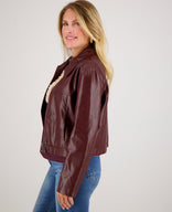 Je m'appelle Jassen Jacket Demi | Dark Burgundy