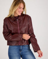 Je m'appelle Jassen Jacket Demi | Dark Burgundy