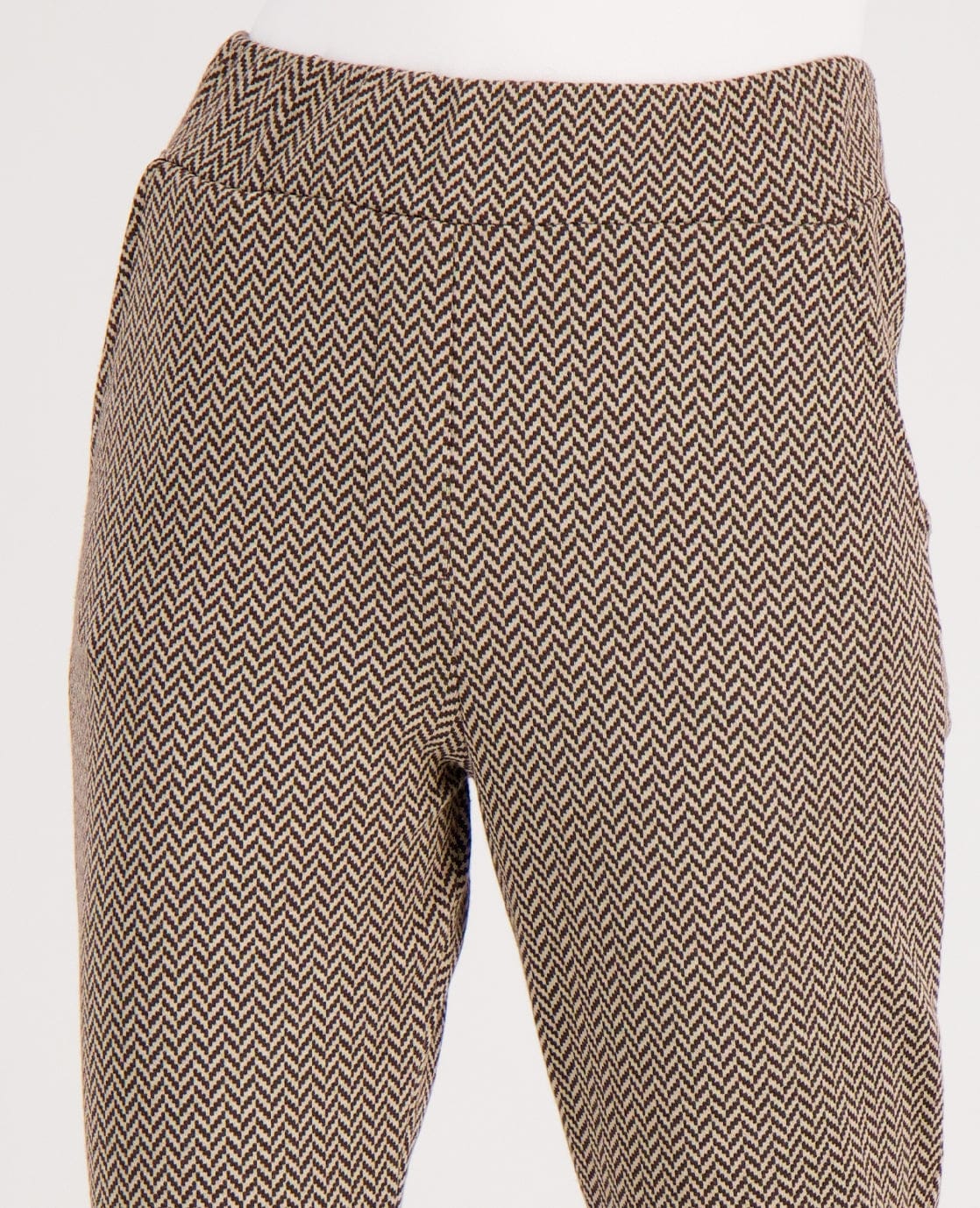 Je m'appelle Broeken Pant Flare Jacky | Dark Greige/Coffee