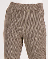 Je m'appelle Broeken Pant Flare Jacky | Dark Greige/Coffee