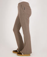 Je m'appelle Broeken Pant Flare Jacky | Dark Greige/Coffee