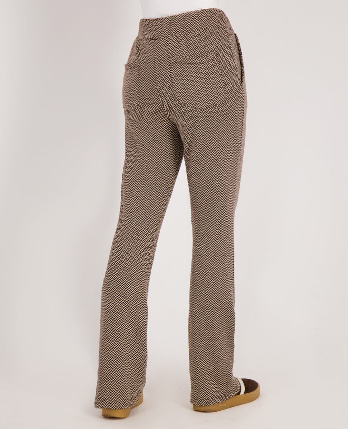 Je m'appelle Broeken Pant Flare Jacky | Dark Greige/Coffee