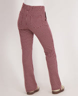 Je m'appelle Broeken Pant Flare Jacky | Burgundy/Dark Greige
