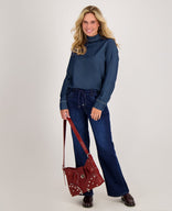 Je m'appelle Tops Top Studs | Medium Denim Blue