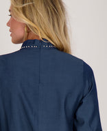 Je m'appelle Tops Top Studs | Medium Denim Blue