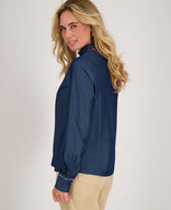 Je m'appelle Tops Top Studs | Medium Denim Blue