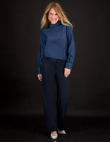 Je m'appelle Tops Top Studs | Medium Denim Blue