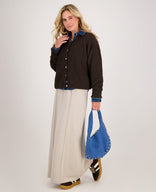 Je m'appelle Jurken Skirt Pintuck | Light Taupe