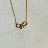 Je m'appelle Accessoires Goud / One Size Necklace Petit Bow | Goud