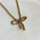Je m'appelle Accessoires Goud / One Size Necklace Bow | Goud