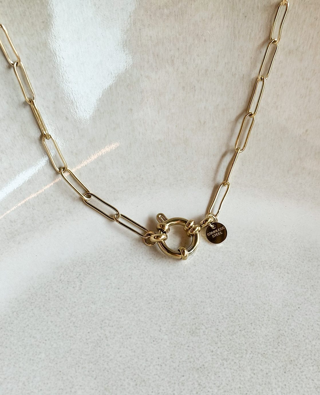 Je m'appelle Accessoires Goud / One Size Necklace Petit Chain | Goud