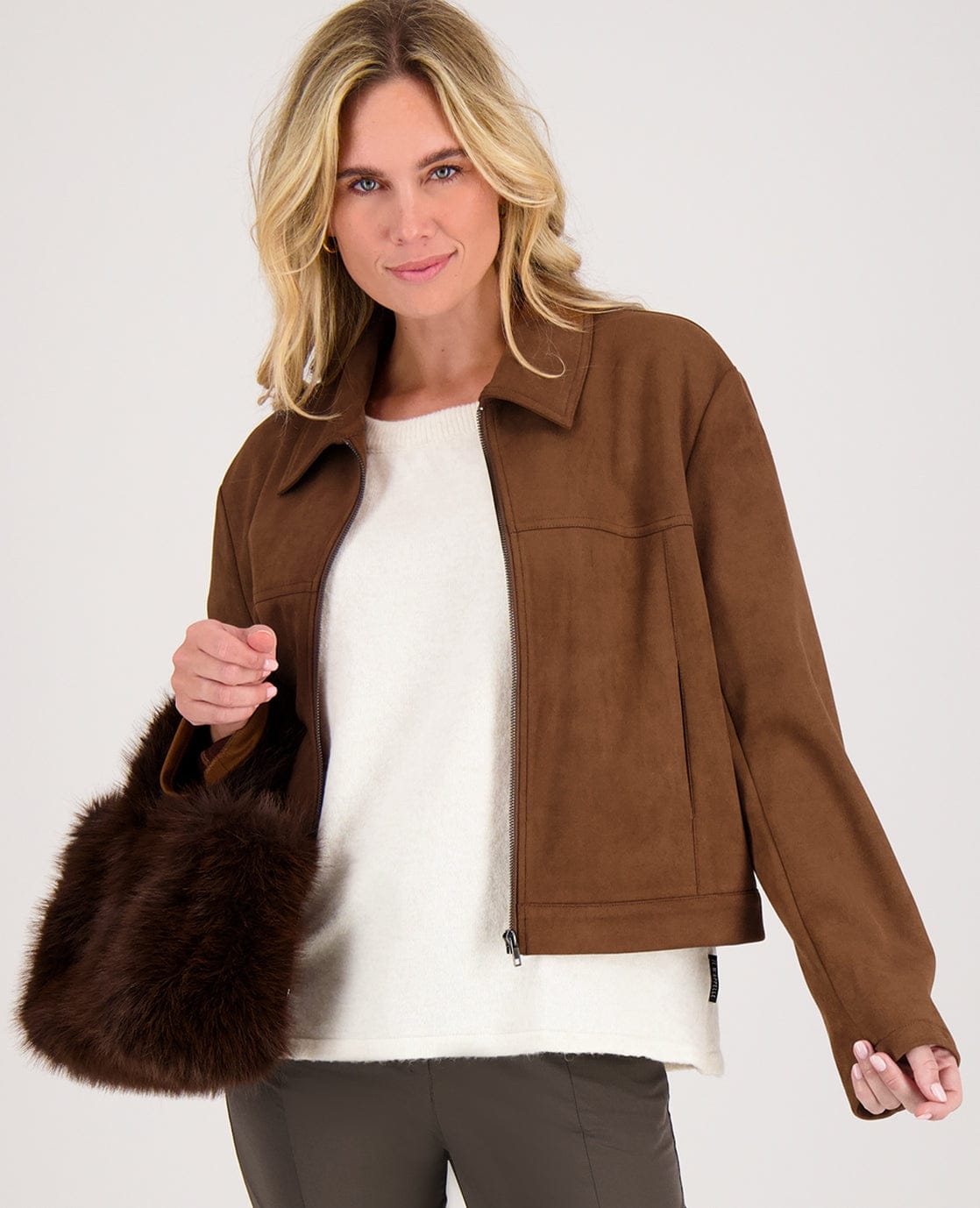 Je m'appelle Jassen Chestnut Brown / XS Jacket Loise | Chestnut Brown