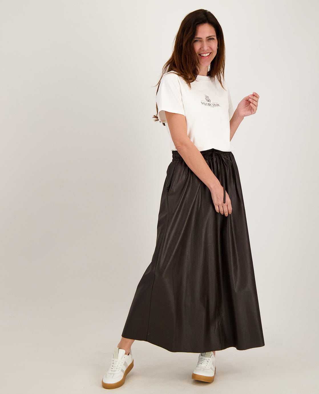 Je m'appelle Jurken Coffee / XS Skirt | Coffee